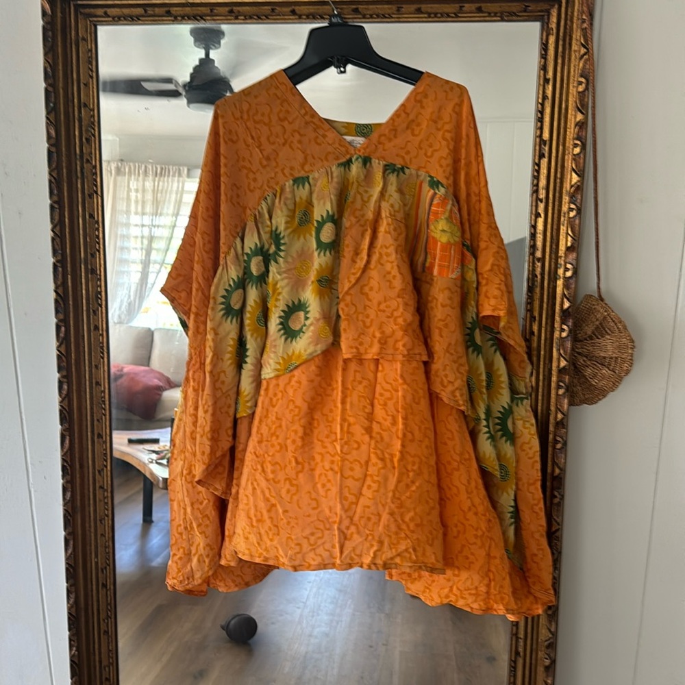 Kantha Bae Gold Dust Crop Top